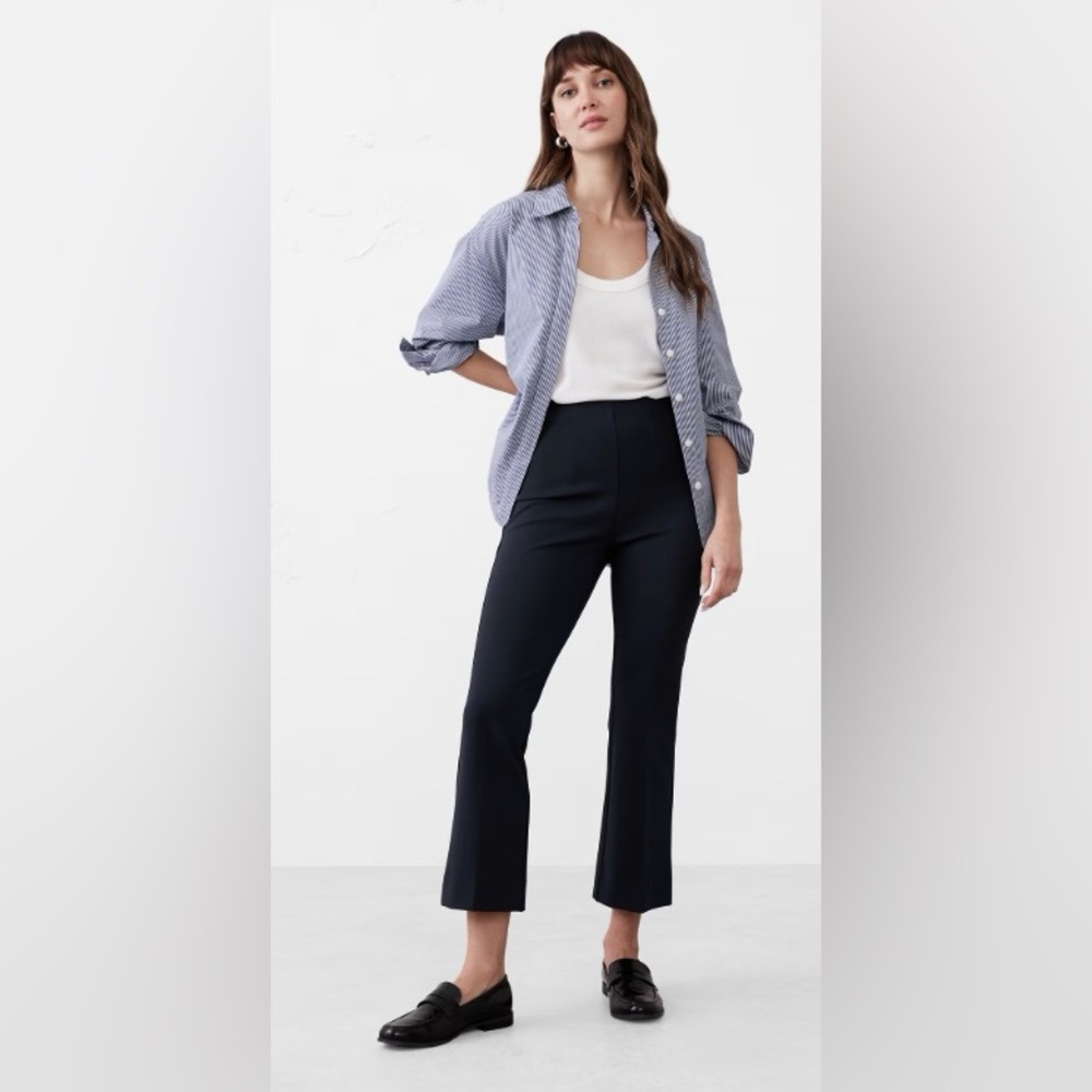 NWT banana republic factory bootcut cropped ponte pull-on pants